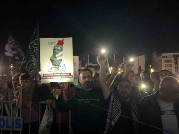 Bingöl’de Filistin’e destek yürüyüşü