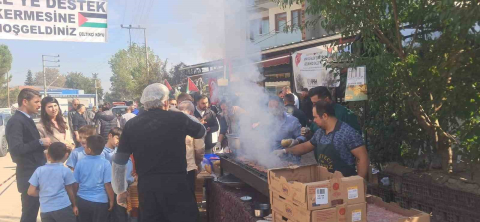 Bursa’nın Çeltik Mahallesinden Gazze’ye destek