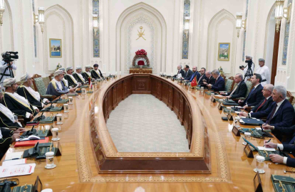 Cumhurbaşkanı Erdoğan, Umman’da heyetlerarası toplantıya başkanlık etti