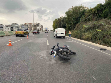 Mudanya’da trafik kazası : 1 yaralı