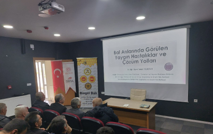 Bingöl’de arıcılara seminer verildi
