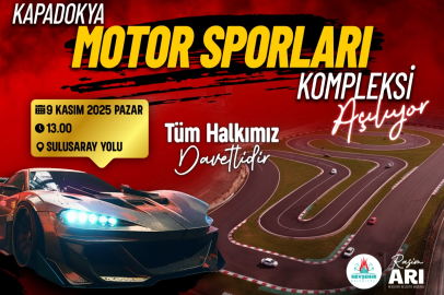 Kapadokya Motor Sporları Kompleksi Açılıyor