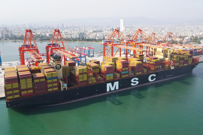 Mersı̇n Uluslararası Lı̇manı Dünyanın En Büyük Konteyner Gemı̇sı̇ MSC IRINA'yı Ağırladı