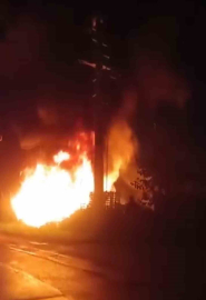 Bursa’da trafo yangını meyve kasalarına sıçradı