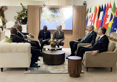 Cumhurbaşkanı Erdoğan, MIKTA liderleriyle bir araya geldi