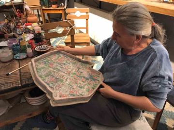 Yapımı 1,5 ay süren eser, Papa 14’üncü Leo’ya takdim edilmeye hazır