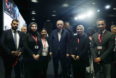 Cumhurbaşkanı Erdoğan’ın basın toplantısına uluslararası medya yoğun ilgi gösterdi