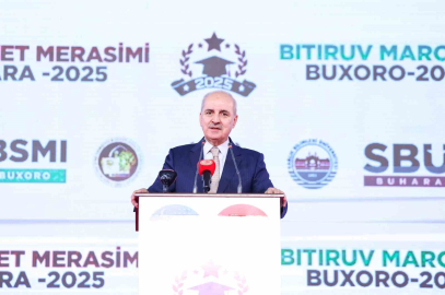 TBMM Başkanı Kurtulmuş, Sağlık Bilimleri Üniversitesi Ebu Ali İbn Sina Buhara Devlet Tıp Enstitüsü Mezuniyet Töreni’ne katıldı