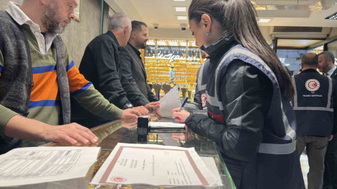 Bursa’da kuyumculara şok baskın: 82 kuyumcuya 16 milyon TL idari para cezası kesildi