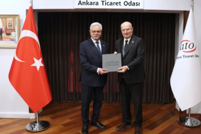 Pakistan Büyükelçisi Junaid, ATO Başkanı Baran'ı Ziyaret Etti