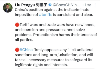 Çin’den Trump’ın İran ile iş yapan ülkelere yüzde 25 gümrük vergisi uygulama kararına tepki