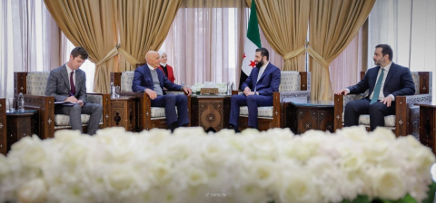 Suriye Devlet Başkanı eş-Şara, ABD’nin Suriye Özel Temsilcisi Barrack’ı kabul etti