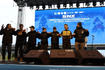 SNX Türkiye Dünya Kar Motosikleti Şampiyonası  Açılış Seremonisi Gerçekleştirildi