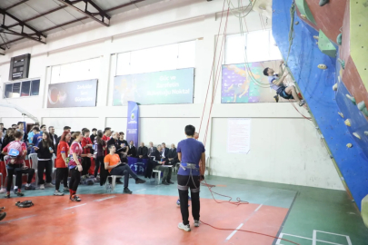 Spor Festivalinde Tırmanış Branşı Büyük Heyecana Sahne Oldu