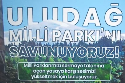 Uludağ Milli Parklar İçin Savunma Çağrısı