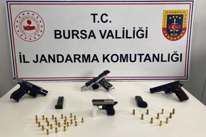 Bursa İnegöl’de ruhsatsız silah operasyonu