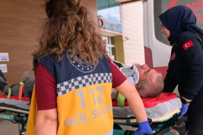 Bursa'da çatı çökünce metrelerce yükseklikten düştü!