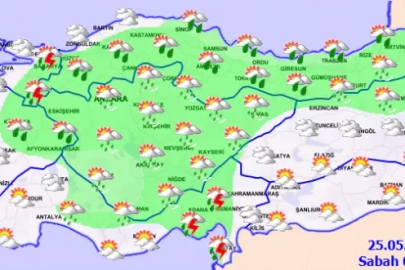 Doğu Akdeniz ve Karadeniz’de kuvvetli yağış bekleniyor