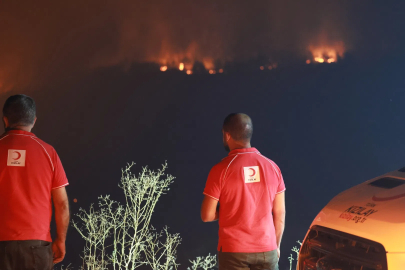 Türk Kızılay, Orman Yangınlarında 26 Noktada Sahada