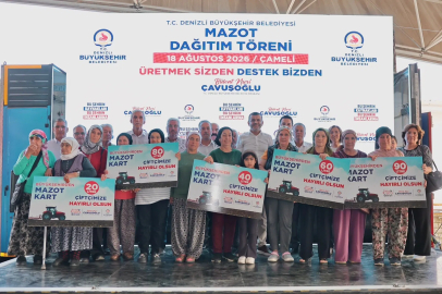 Denizli Büyükşehir’den Üreticiye Can Suyu