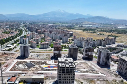 Kayseri Kocasinan'la kentsel dönüşümle yeni yaşam alanları yükseliyor