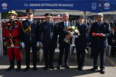 Ankara İtfaiyesi’nde 100 personel yemin etti