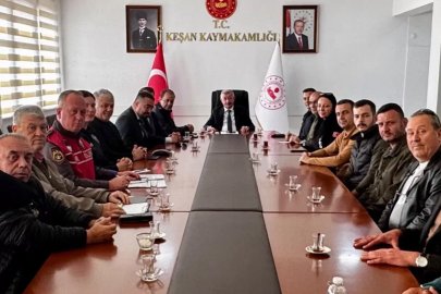 Keşan İlçe Spor Güvenlik Kurulu toplandı