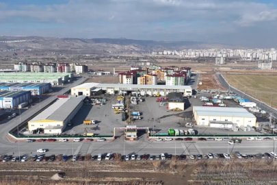 Kayseri Kocasinan'ın bakım onarım merkezi sanayi sitesi gibi
