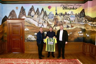 Fenerbahçe heyetinden Nevşehir Belediyesi'ne anlamlı ziyaret